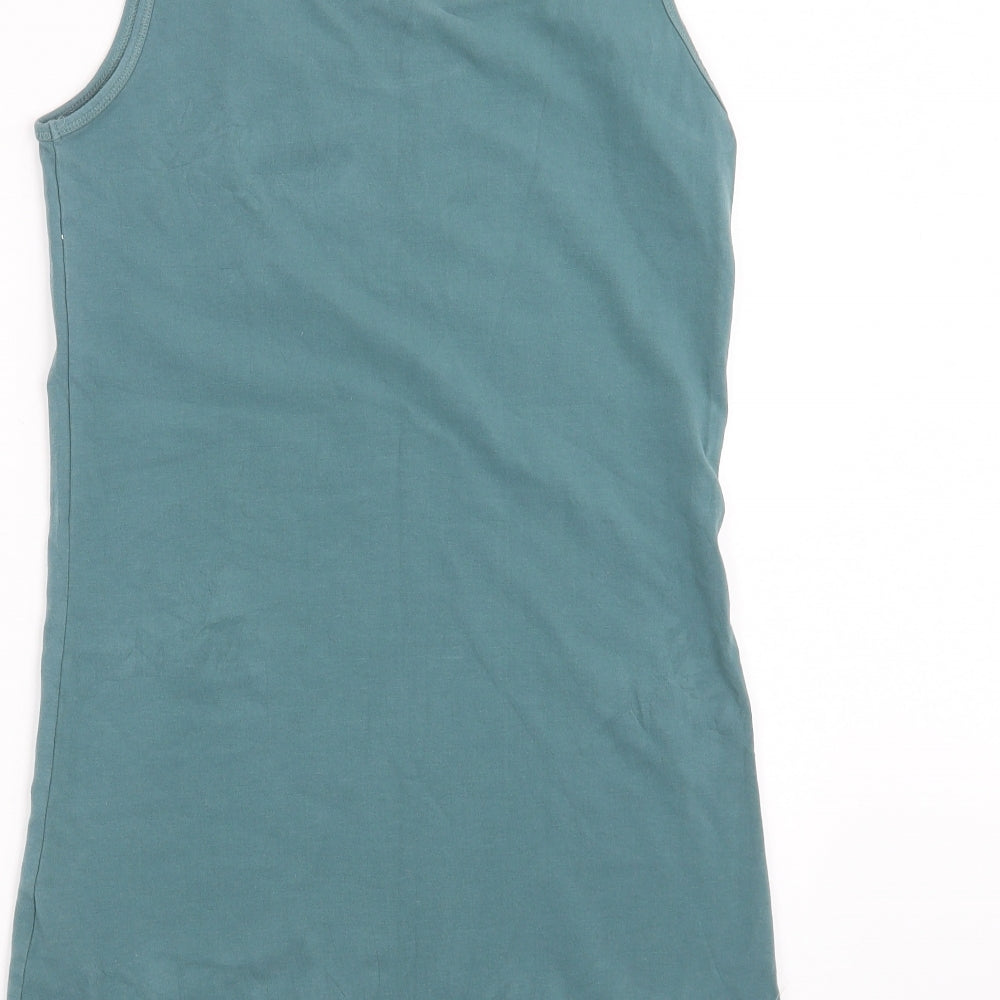 Only Womens Green Basic Tank Size L
