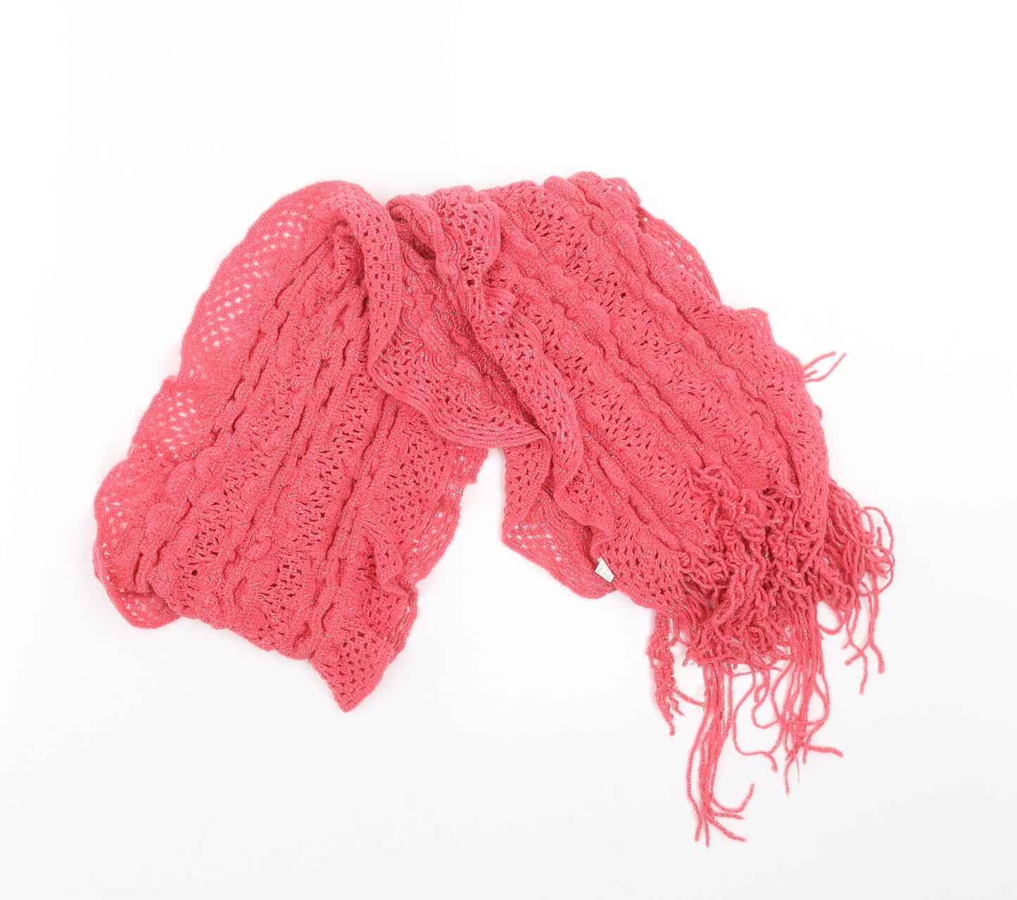 Preworn Womens Pink Scarf