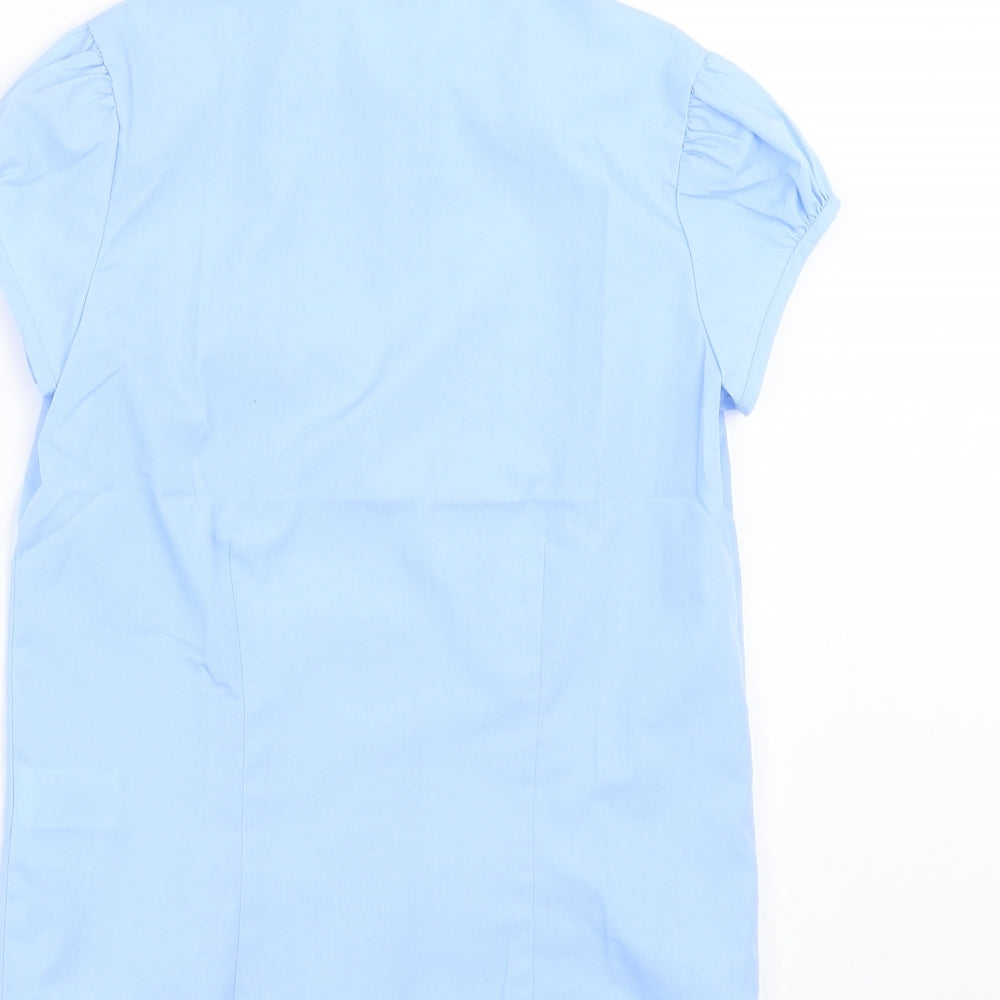 NEXT Girls Blue Basic Button-Up Size 9 Years - school