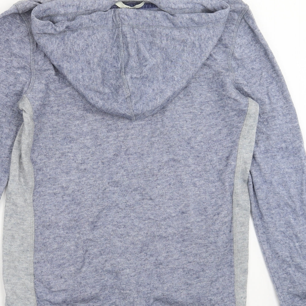 George Womens Blue Pullover Hoodie Size 8