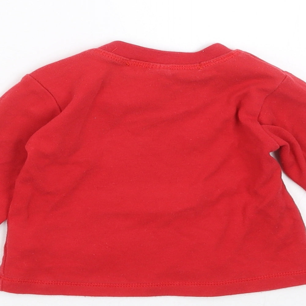 BabyBugz Girls Red Pullover Jumper Size 3-6 Months