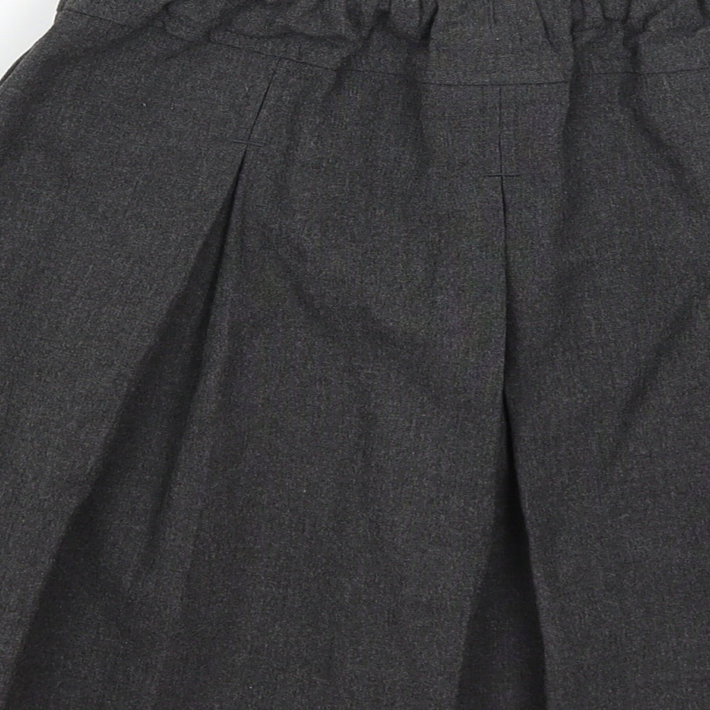 TU Girls Grey Pleated Skirt Size 9 Years