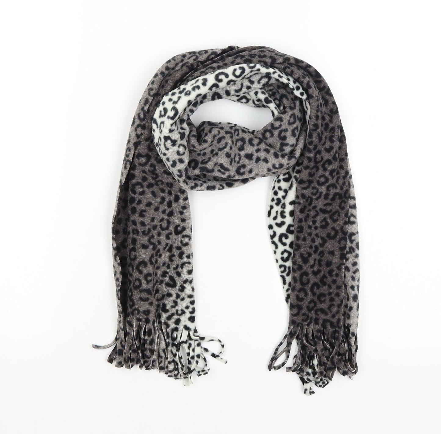 Preworn Womens Green Animal Print Scarf