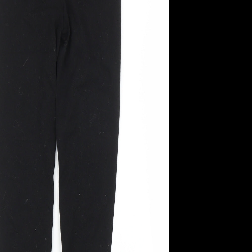 Women's Wardrobe Girls Black Carrot Trousers Size 12 Years