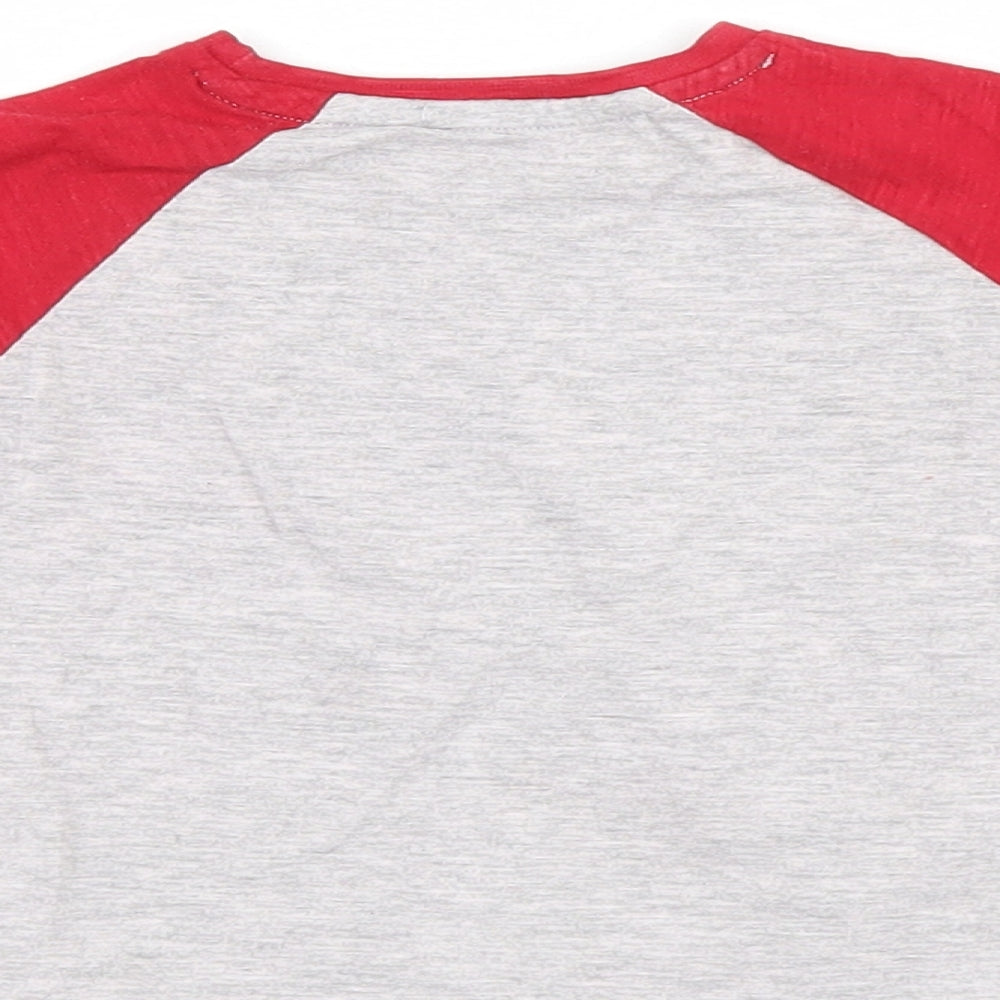 Matalan Baby Multicoloured Houndstooth Basic T-Shirt Size 6-9 Months