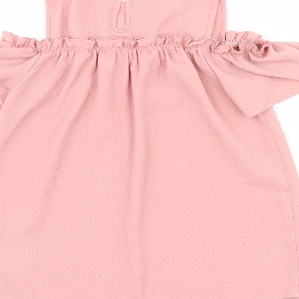 Primark Girls Pink Basic Blouse Size 9-10 Years