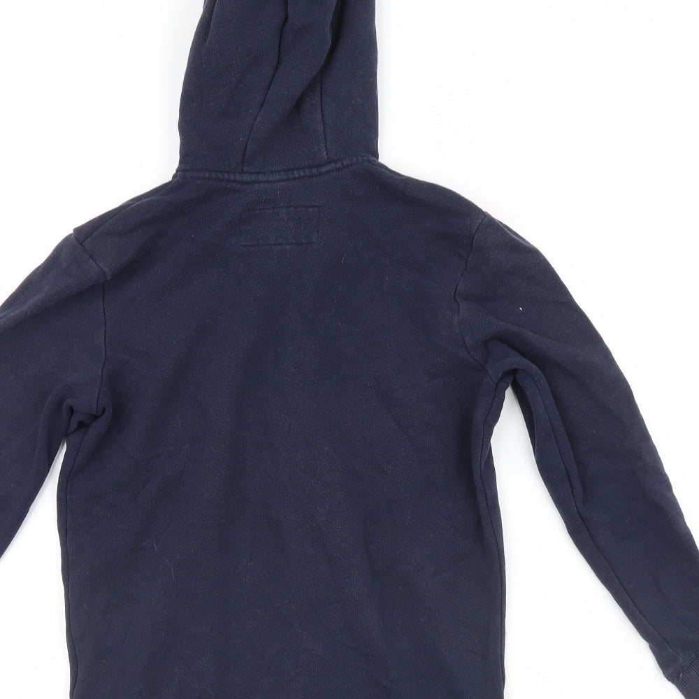 Marks and Spencer Boys Blue Full Zip Hoodie Size 8-9 Years