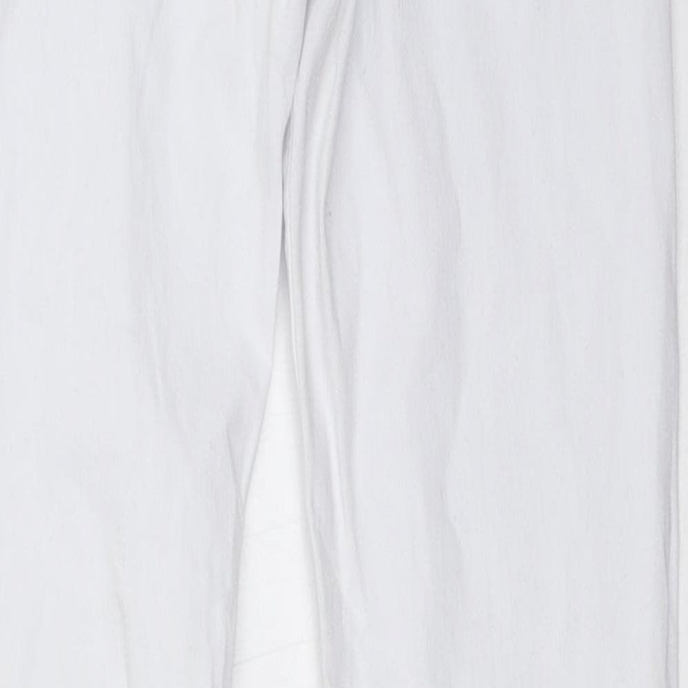 Preworn Womens White Skinny Jeans Size 25 in L27 in