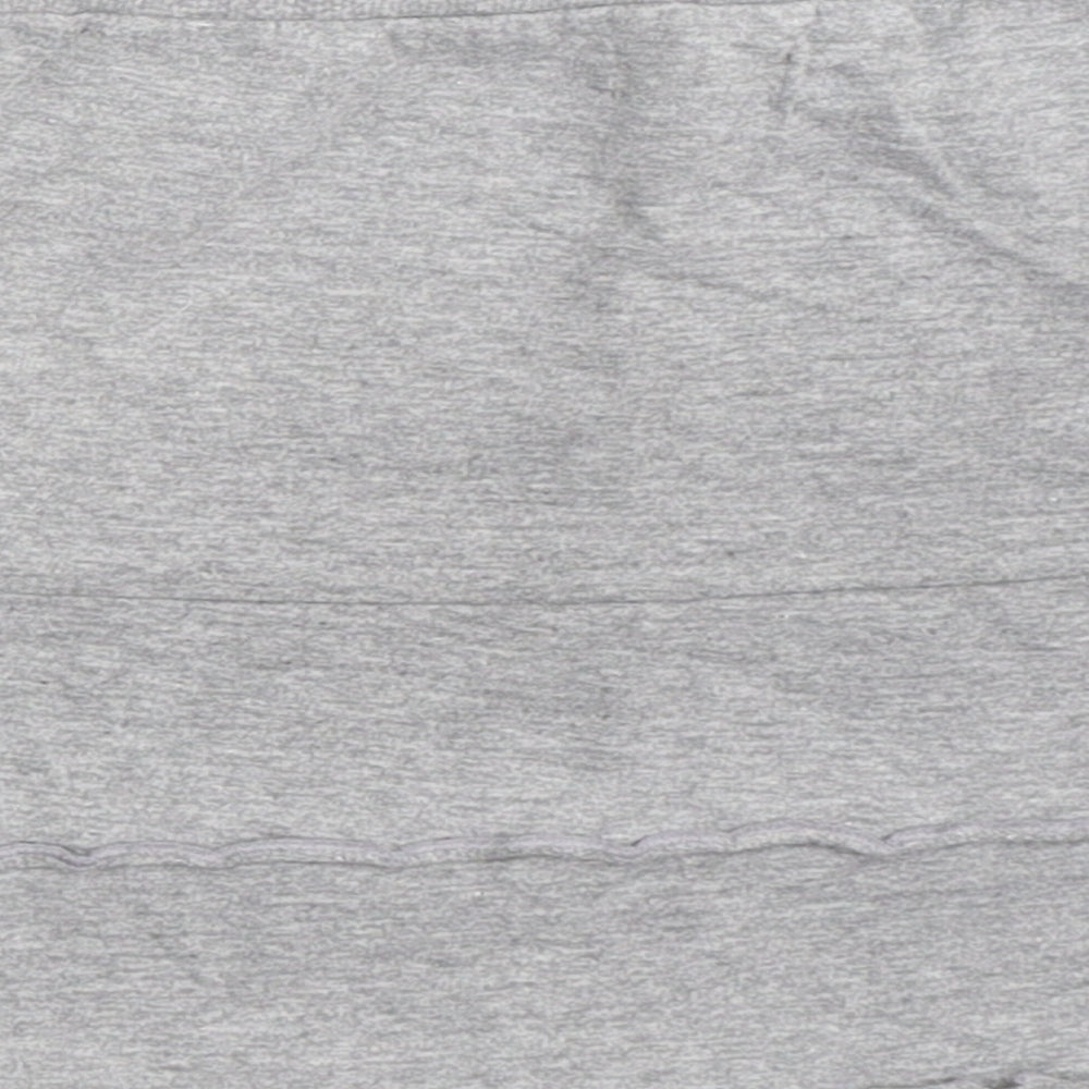 In Extenso Girls Grey Mini Skirt Size 5 Years