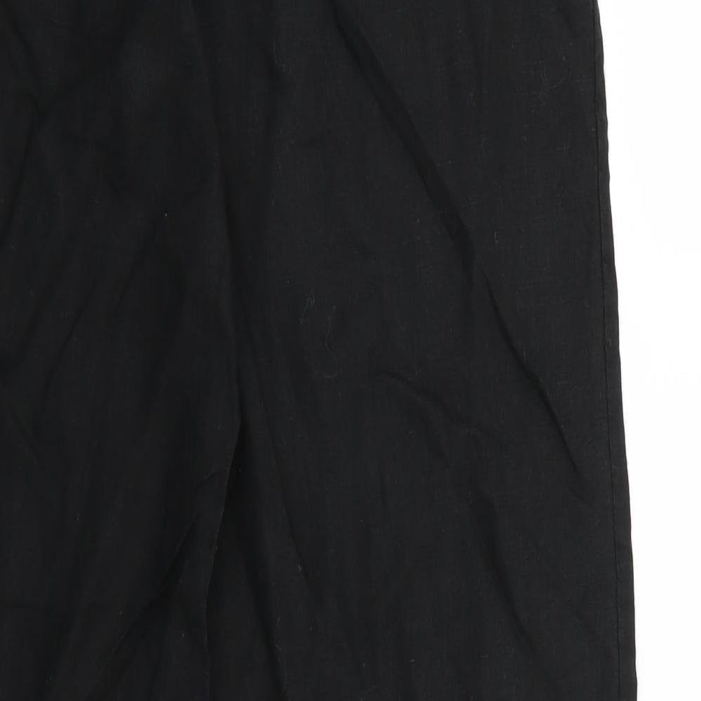 Atmosphere Womens Black Trousers Size 14 L27 in