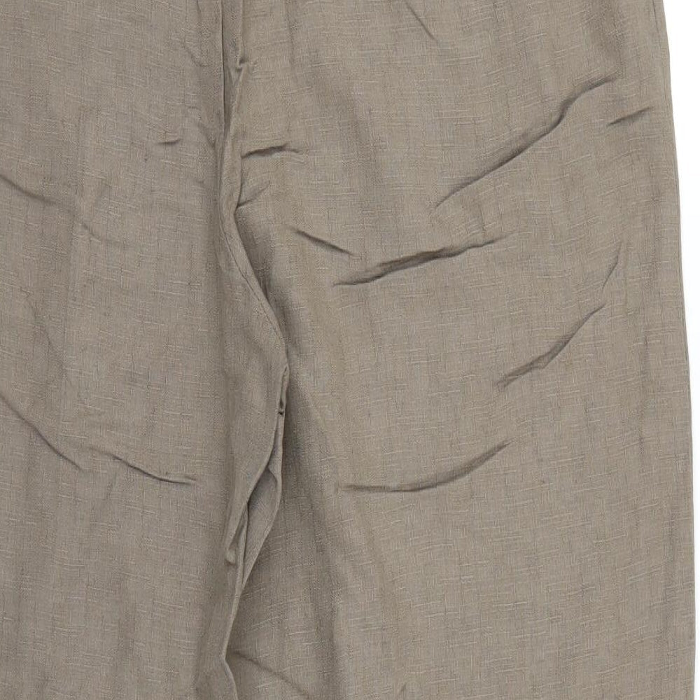alex &co Womens Beige Trousers Size 14 L25 in