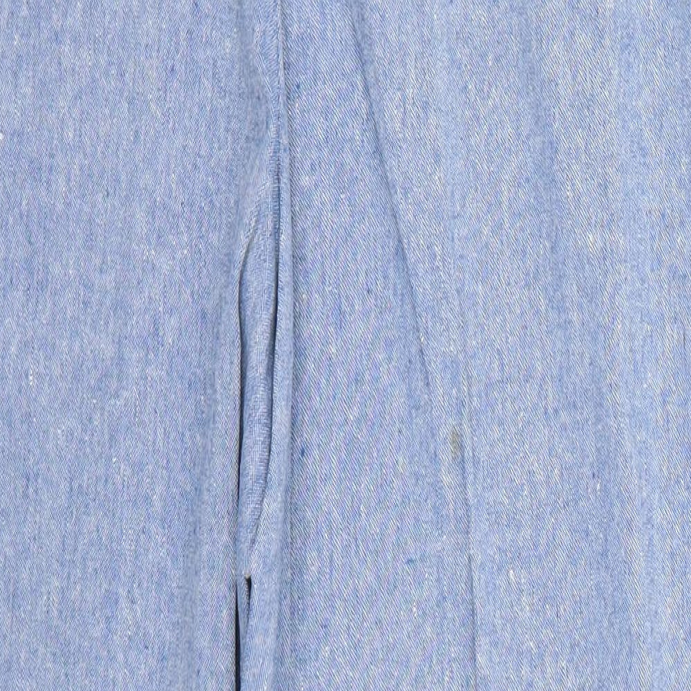 Classics Womens Blue Trousers Size 12 L25 in
