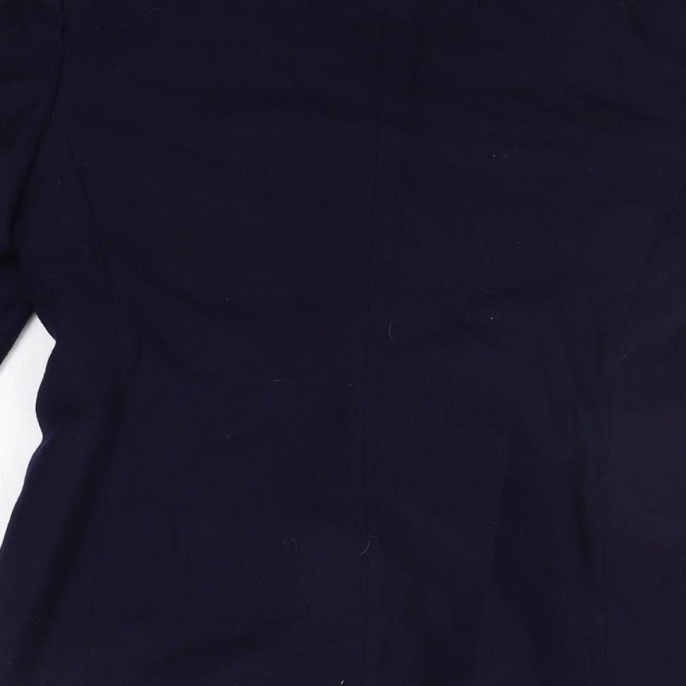 St Michael Womens Blue Jacket Coat Size 12