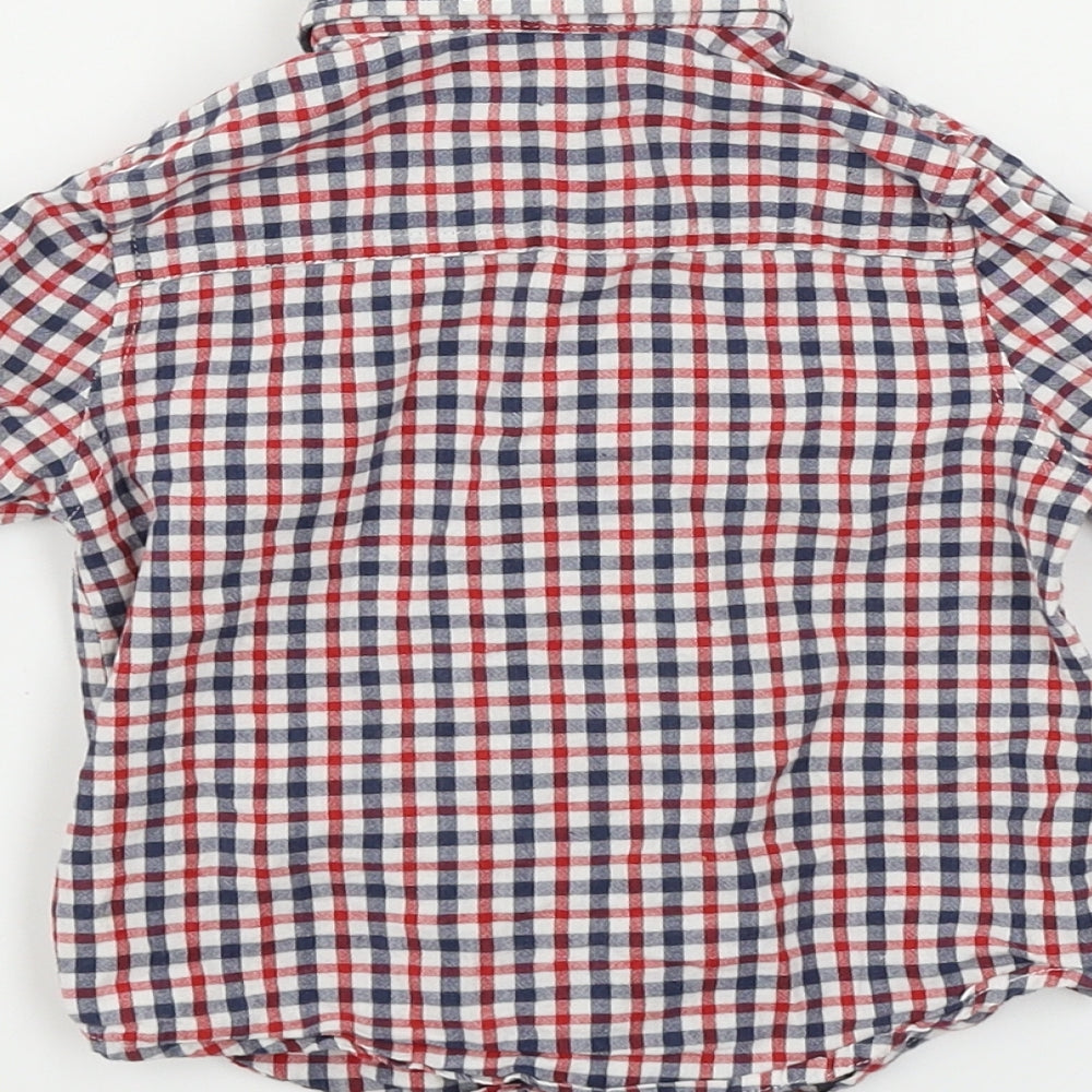 Primark Boys Red Check Basic Button-Up Size 12-18 Months