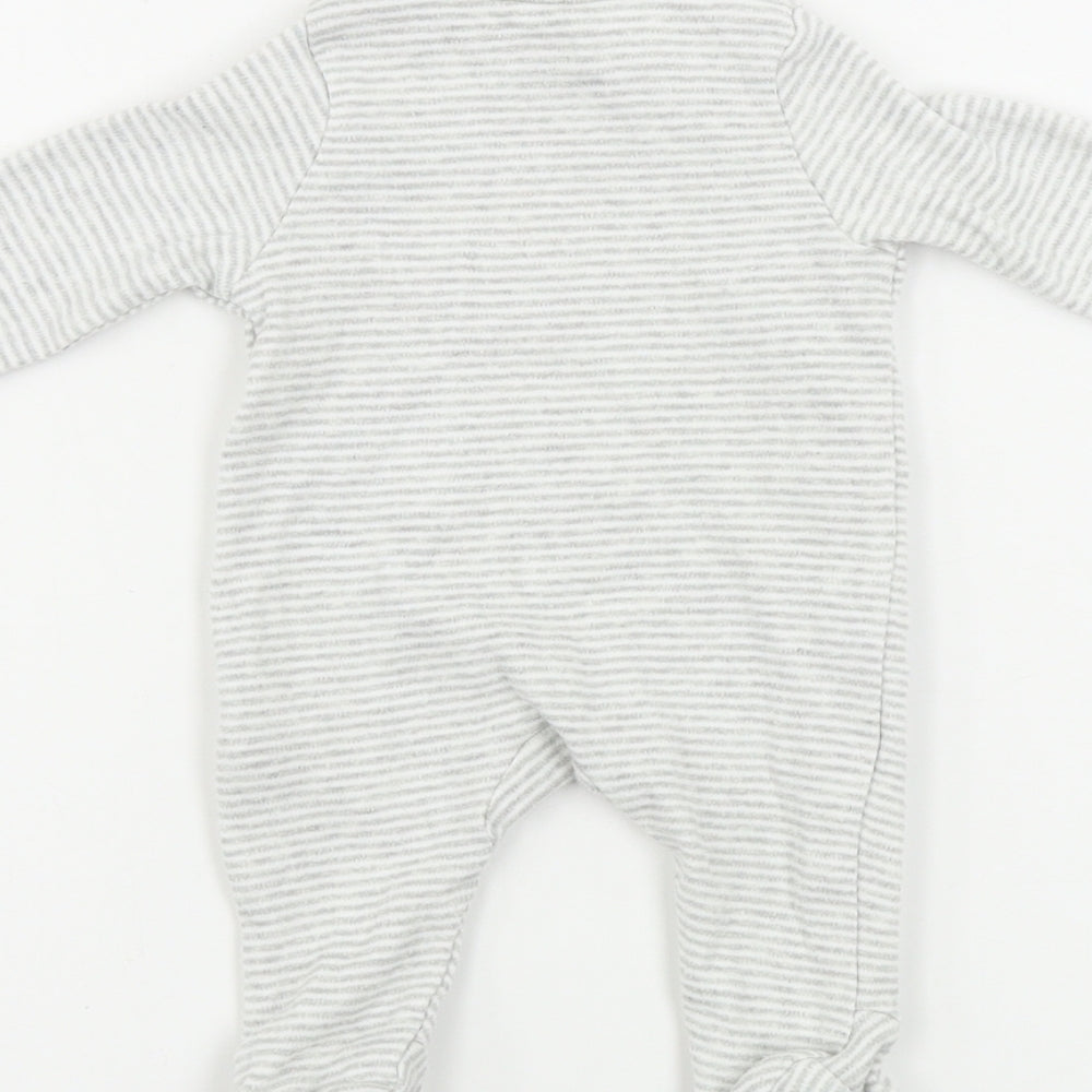 F&F Boys Grey Babygrow One-Piece Size Newborn