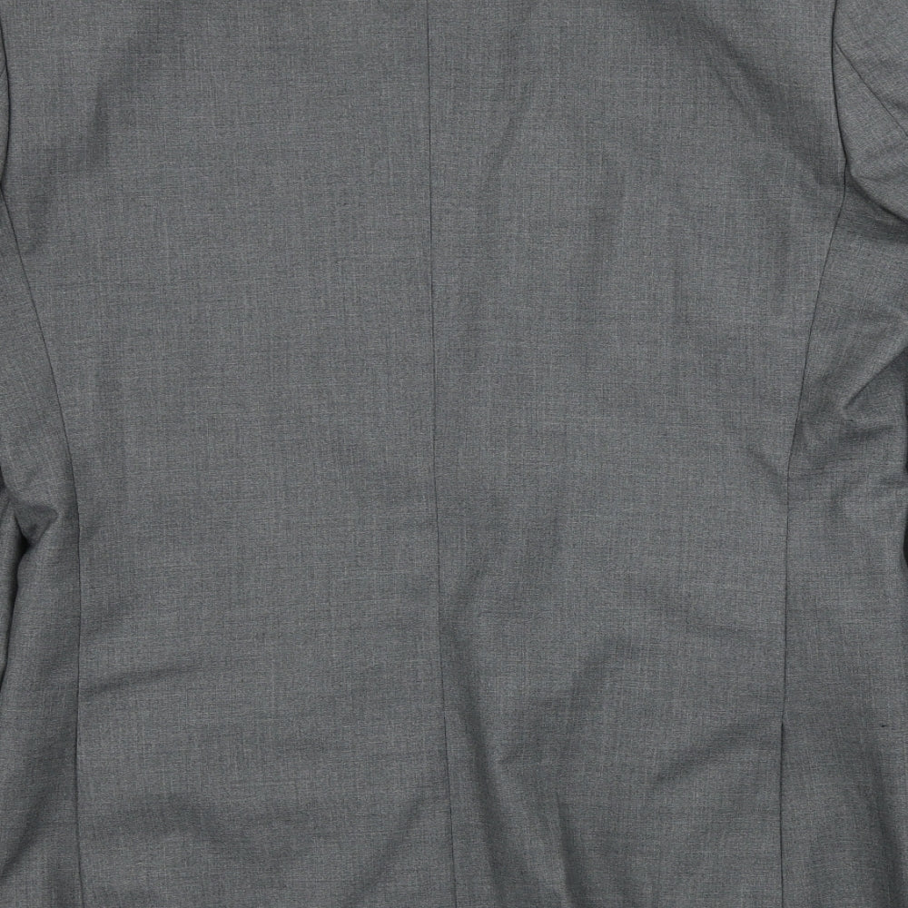 Occasion Mens Grey Jacket Blazer Size 40