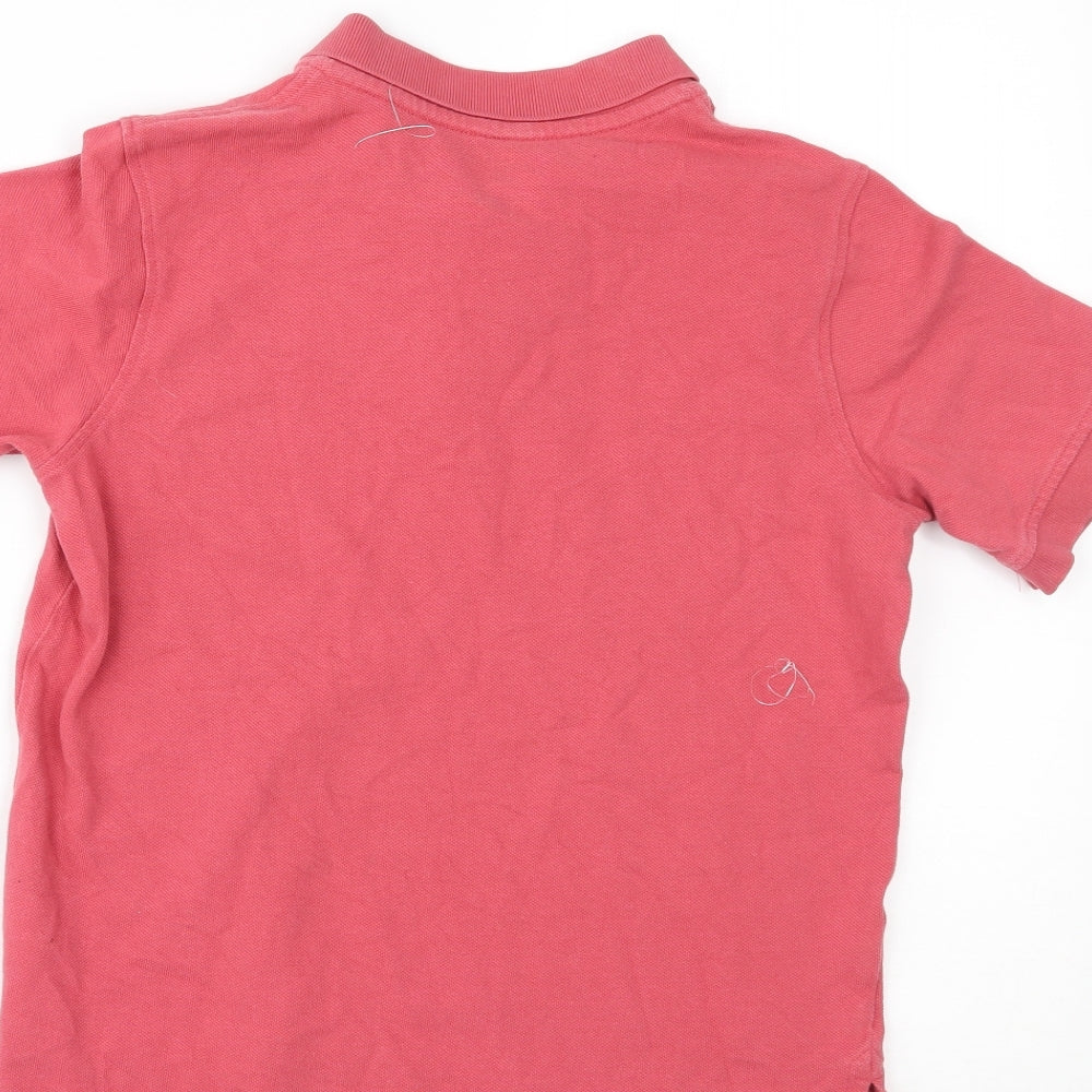 Land's End Boys Pink Basic Polo Size M