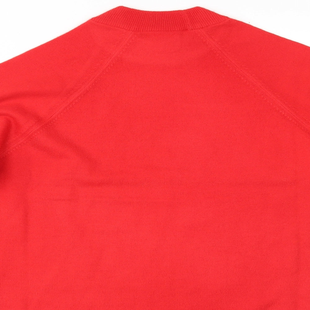 Straven Womens Red Pullover Jumper Size 8