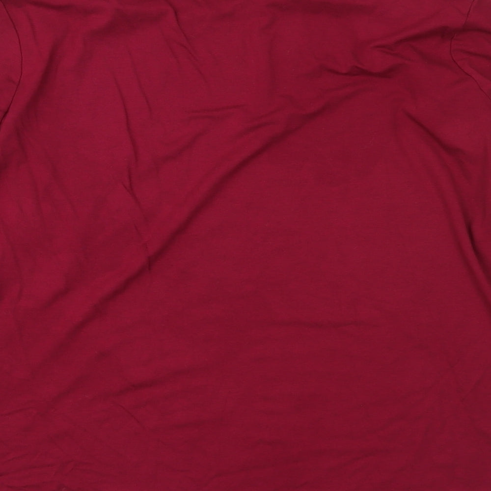 Select Womens Purple Basic Blouse Size L
