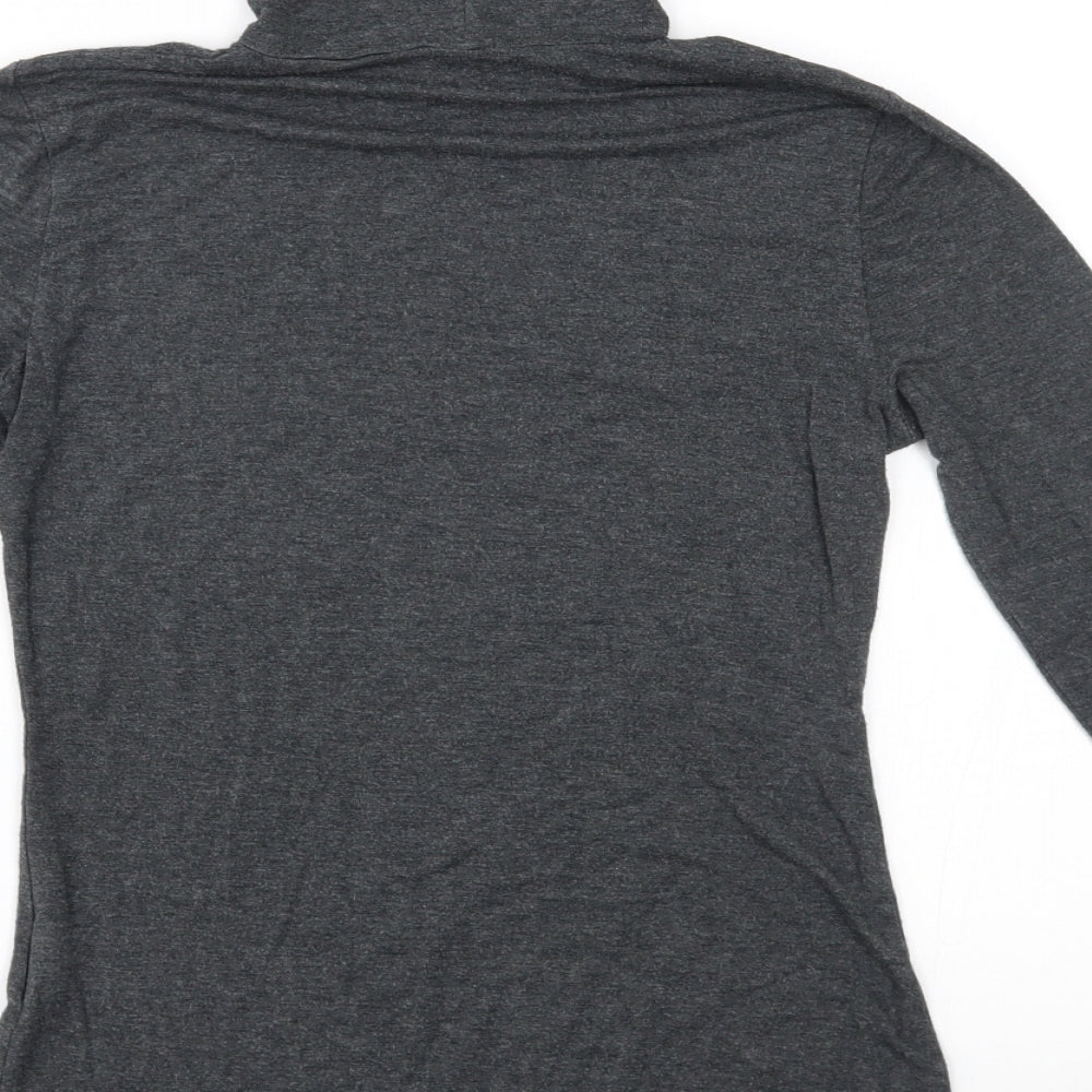 H&M Womens Grey Basic Blouse Size S