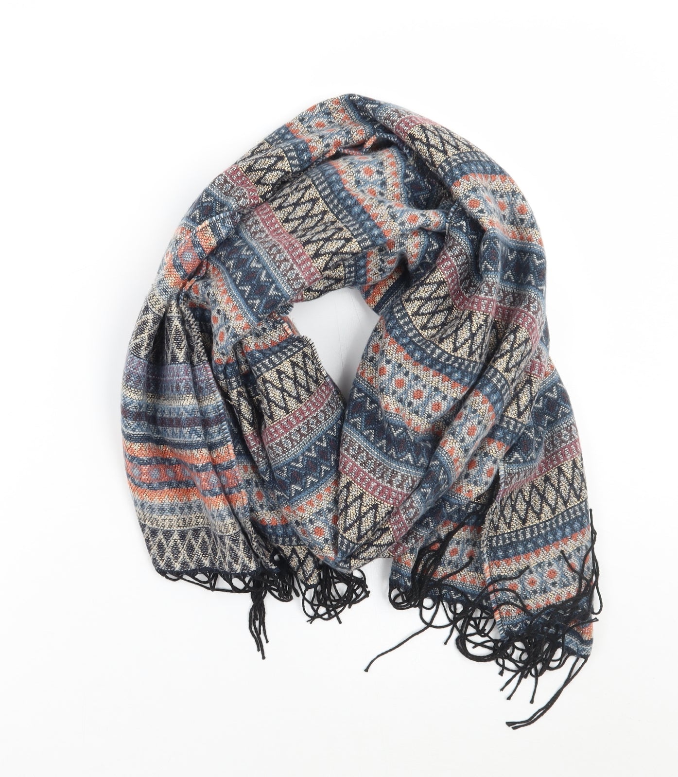 Matalan Womens Multicoloured Geometric Scarf