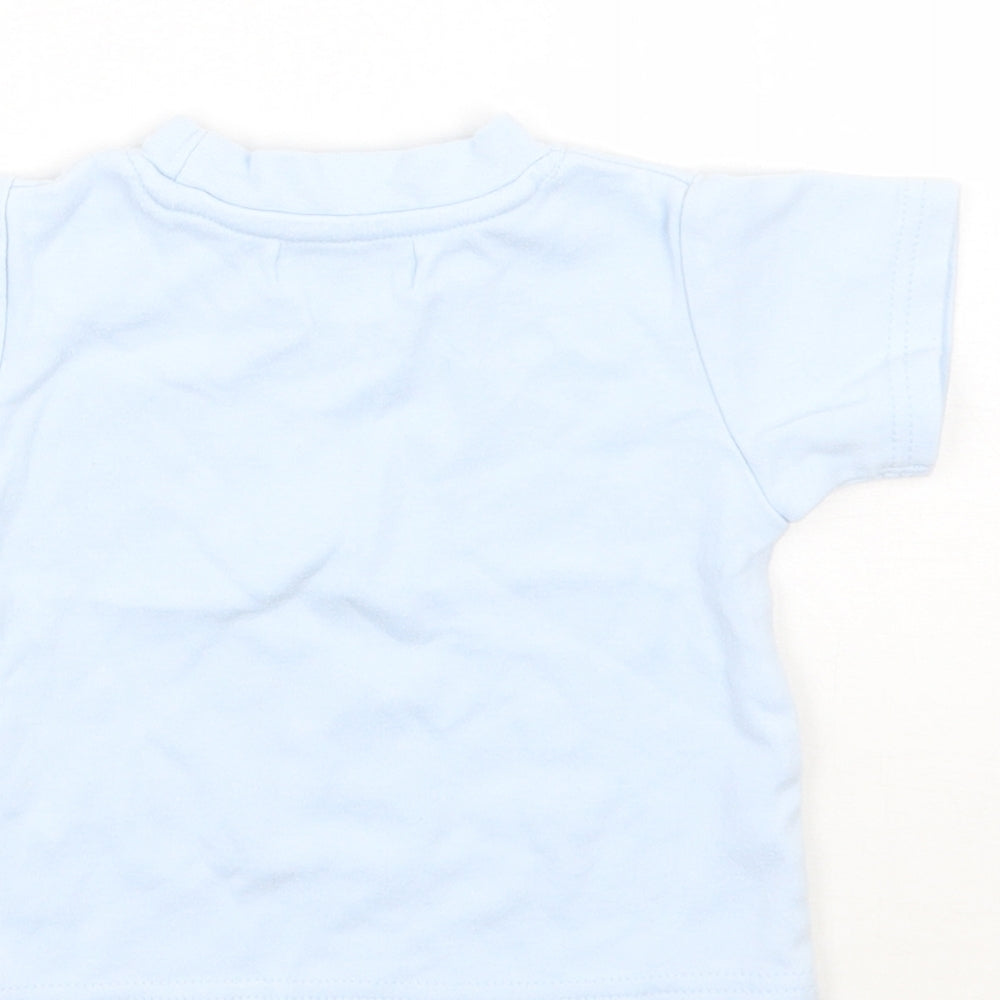 Early days Boys Blue Basic T-Shirt Size 6-9 Months