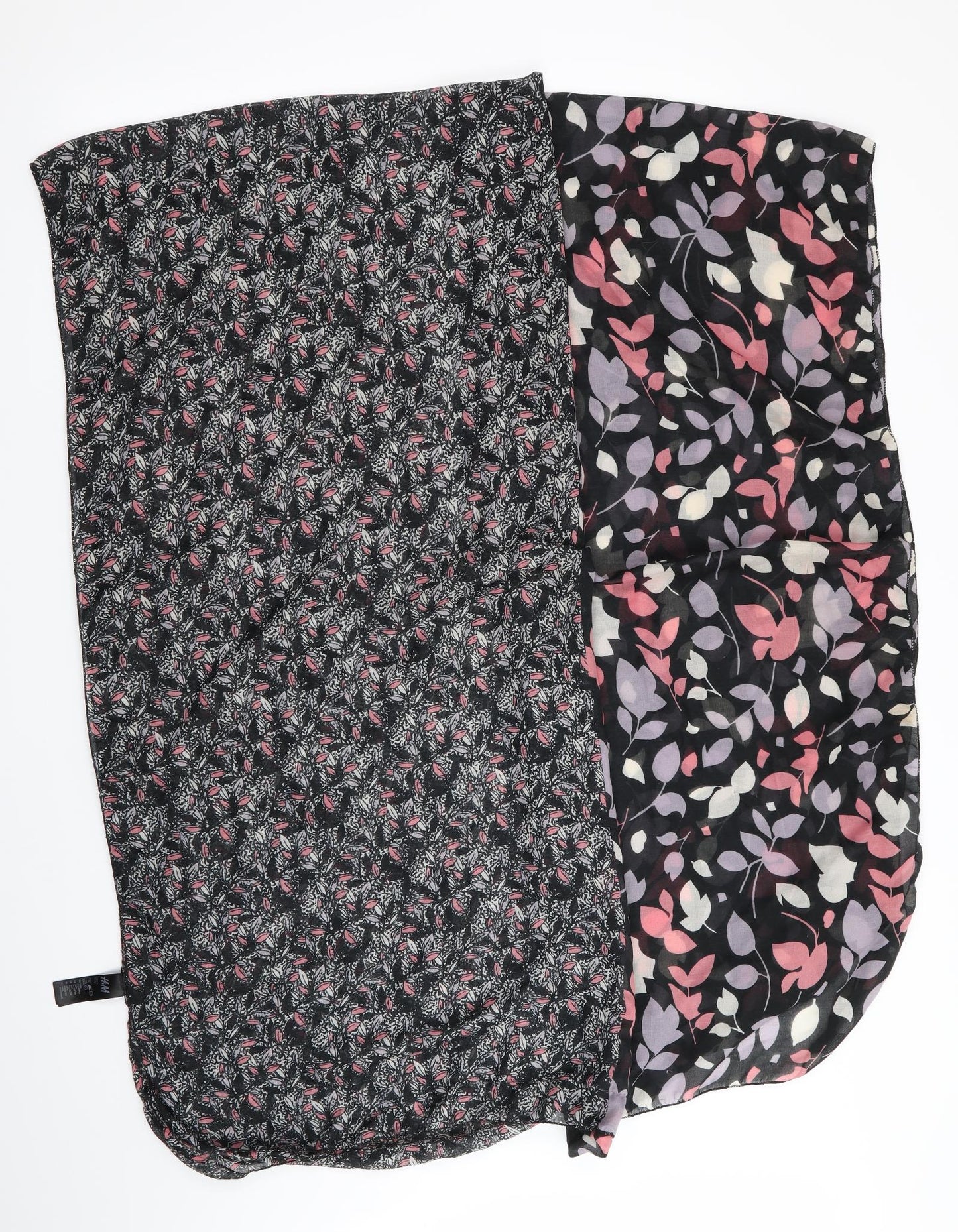H&M Womens Black Floral Shawl/Wrap