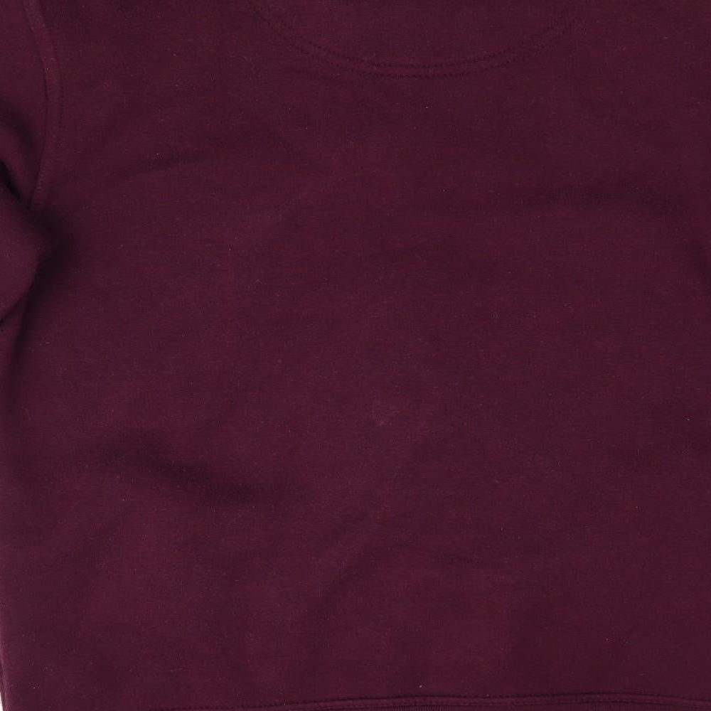 Burtons Mens Purple Full Zip Sweatshirt Size S
