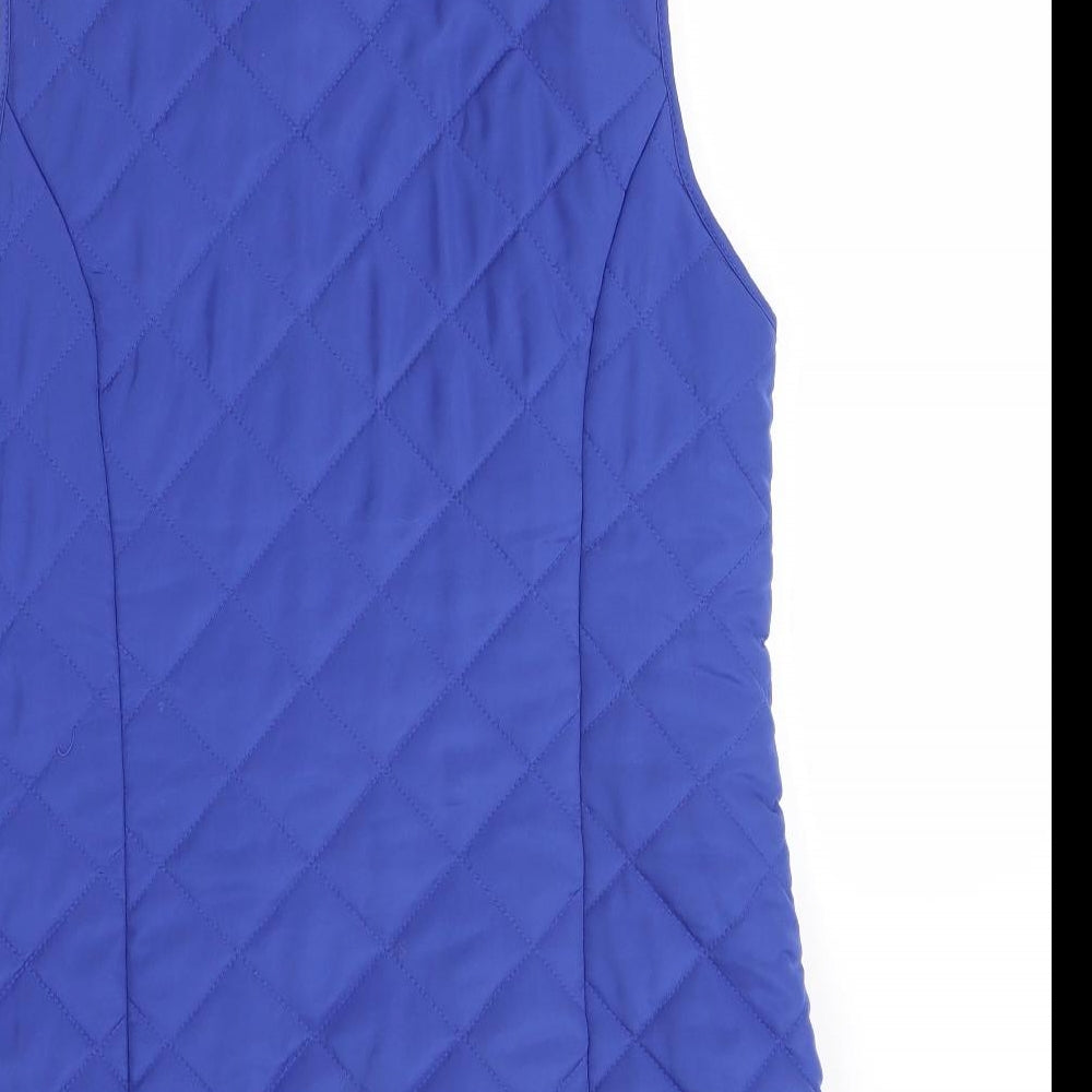 DASH Womens Blue Gilet Coat Size 10