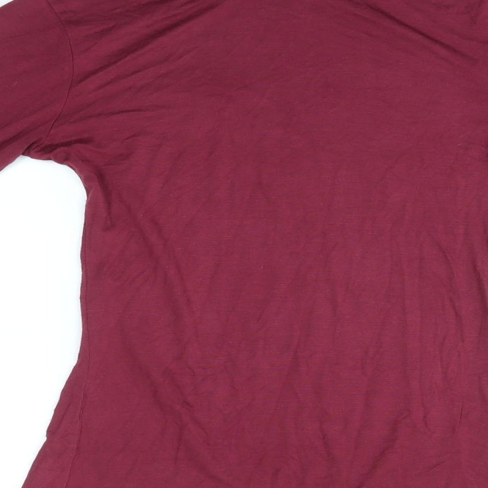 Preworn Womens Purple Basic Blouse Size S