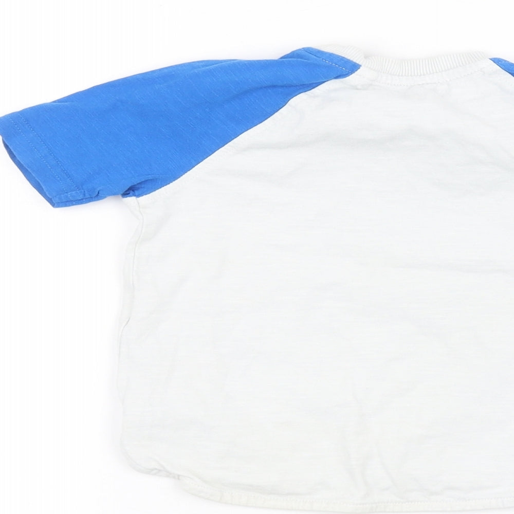 George Baby White Basic T-Shirt Size 18-24 Months