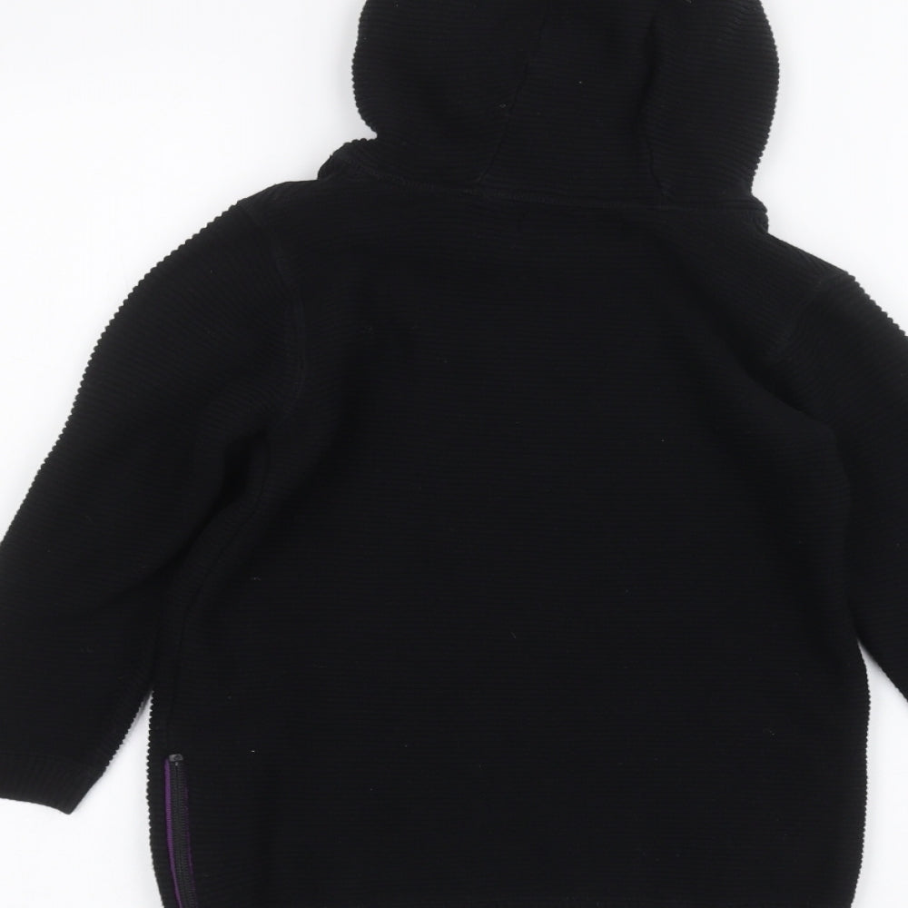 NEXT Girls Black Pullover Hoodie Size 5 Years