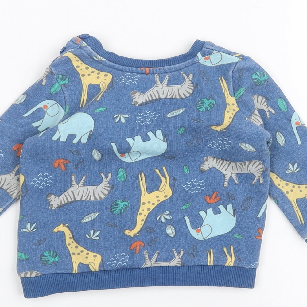 Matalan Baby Blue Pullover Jumper Size 3-6 Months