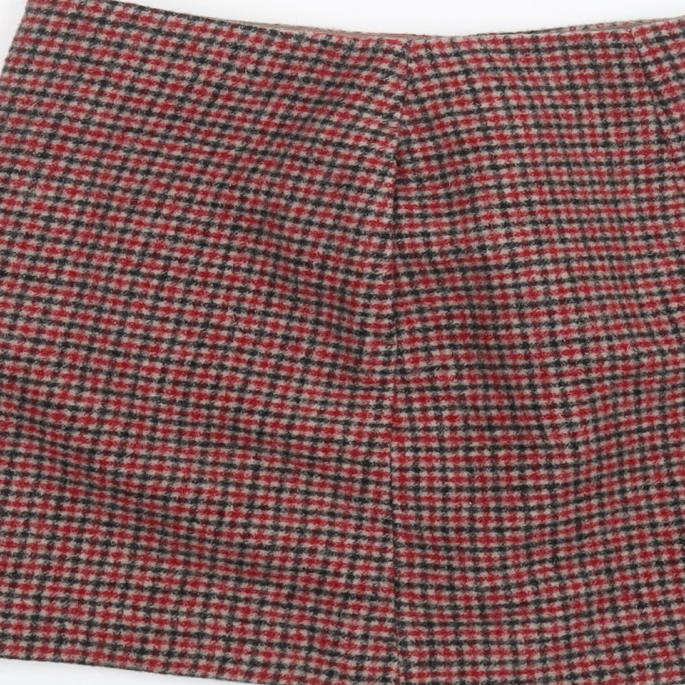 UNi Womens Red A-Line Skirt Size L