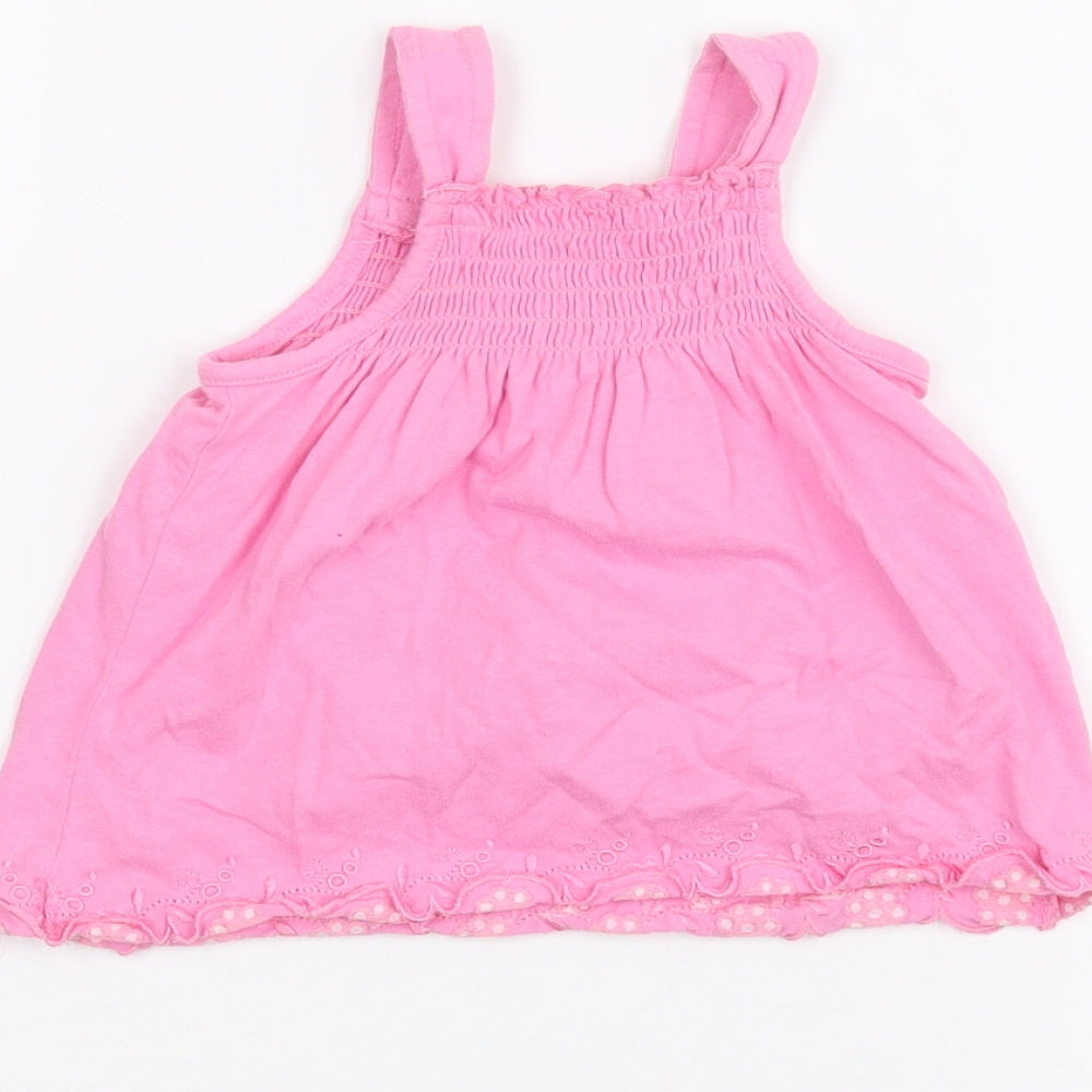 George Baby Pink Basic T-Shirt Size 9-12 Months