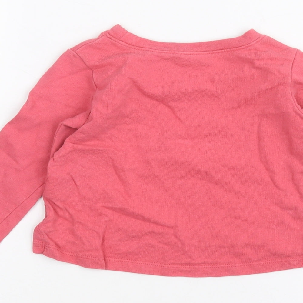 H&M Baby Pink Basic T-Shirt Size 9-12 Months