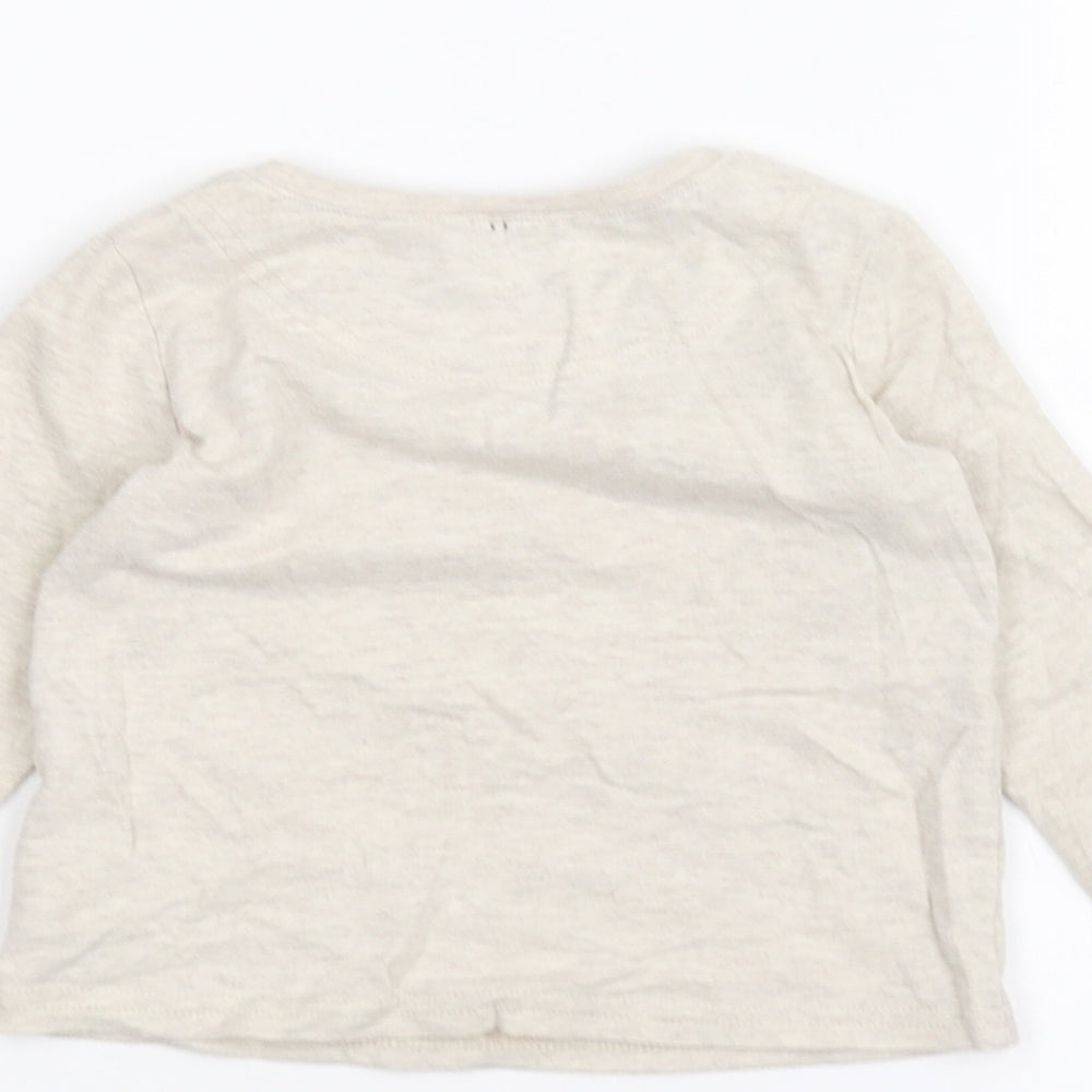 Next Baby White Basic T-Shirt Size 9-12 Months