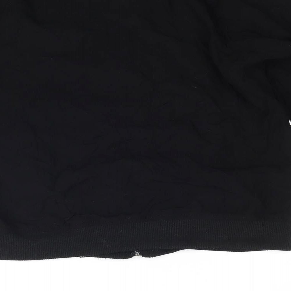 Select Womens Black Full Zip Sweatshirt Size 6 - Bomber Jacket