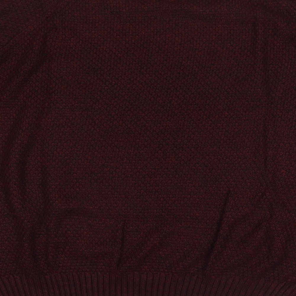 Easy Mens Purple Pullover Jumper Size L