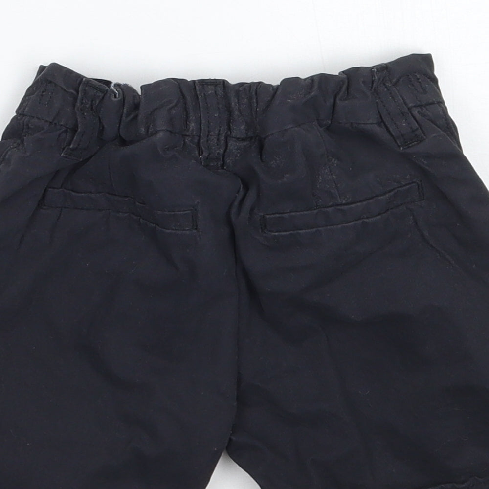 Next Boys Black Chino Shorts Size 4 Years