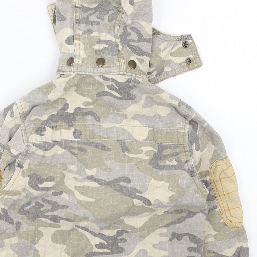 Rohm & Emmy Boys Beige Camouflage Jacket Size 2 Years