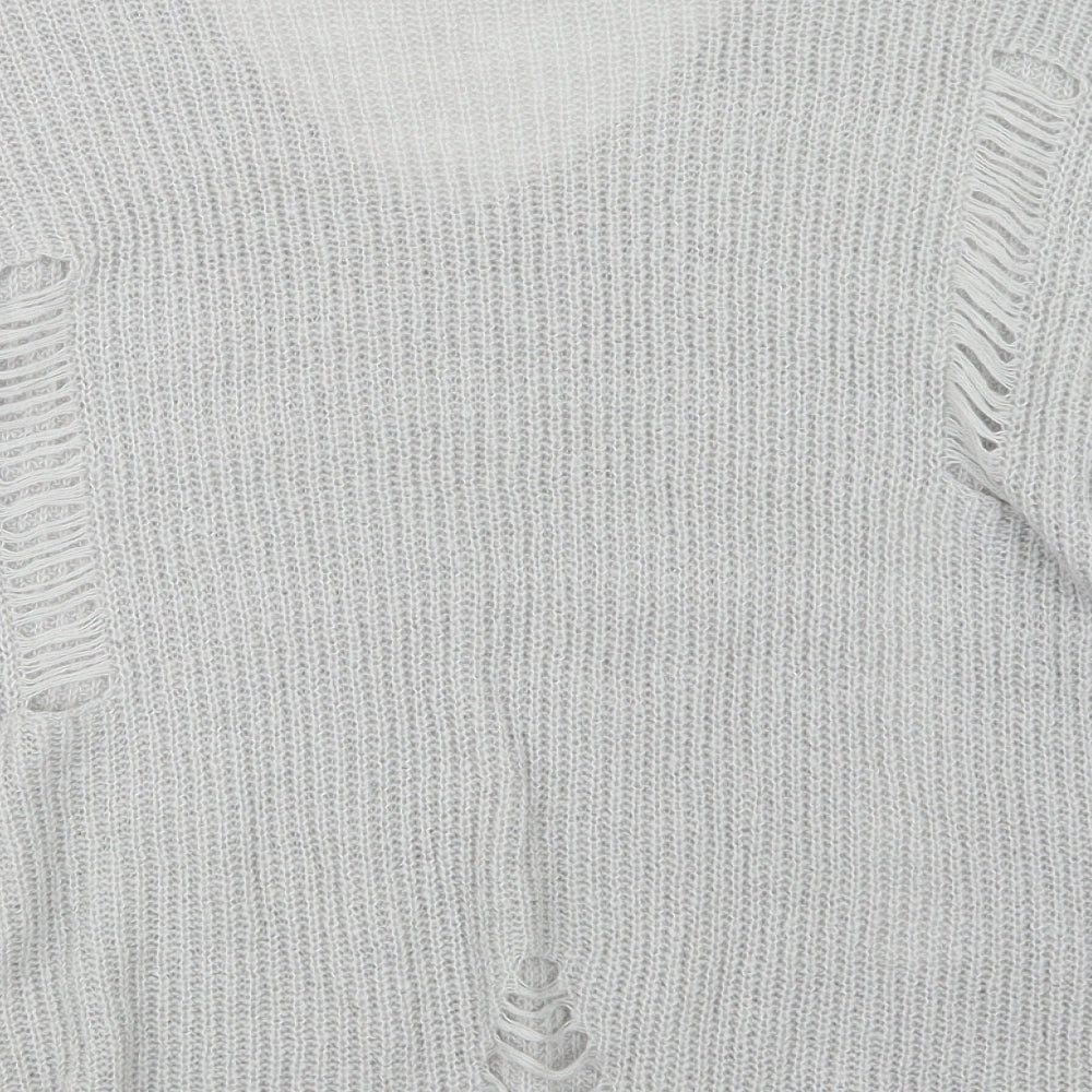 Atmosphere Womens Grey Knit Pullover Jumper Size 10