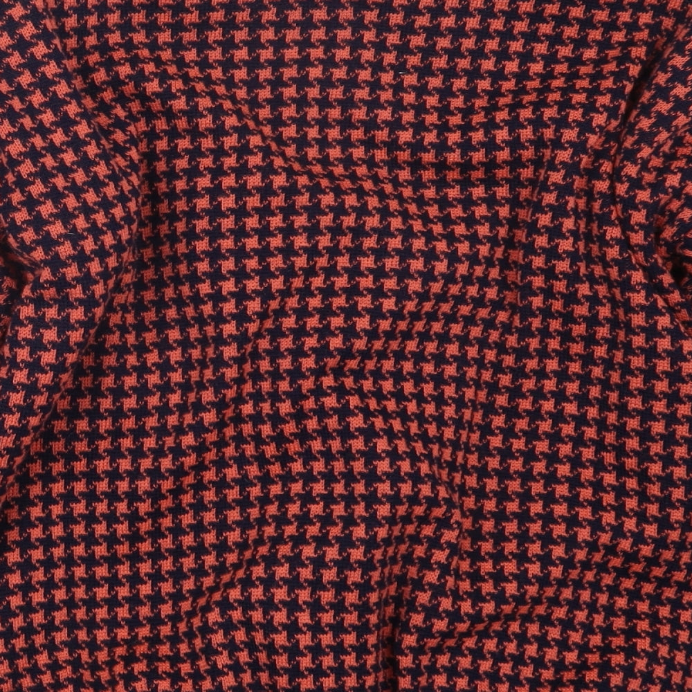 PROQUIP Womens Pink Herringbone Knit Pullover Jumper Size 12