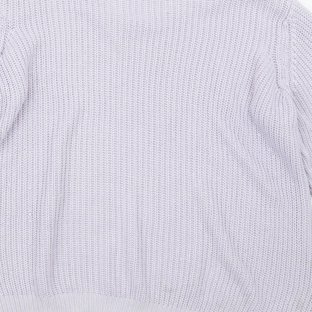 BHS Womens Purple Knit Pullover Jumper Size 18