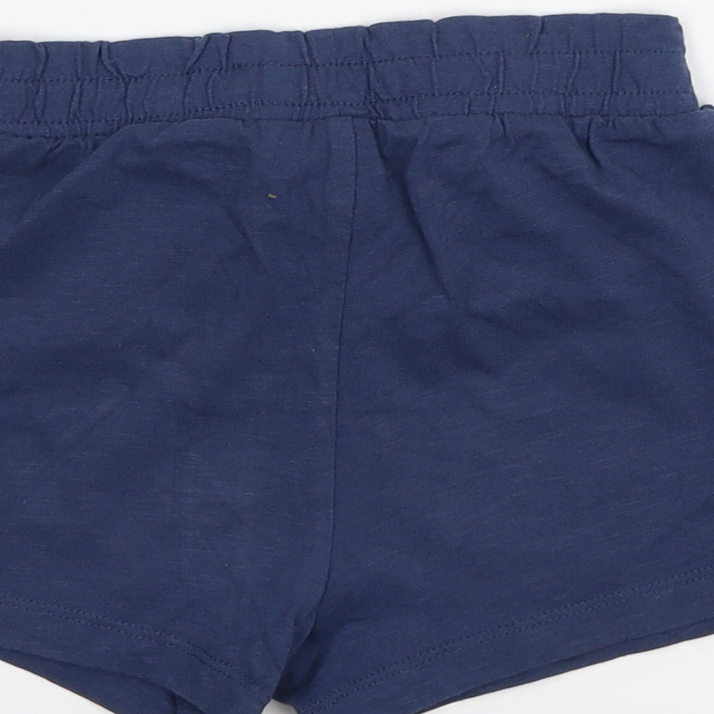 TU Girls Blue Jersey Sweat Shorts Size 7 Years