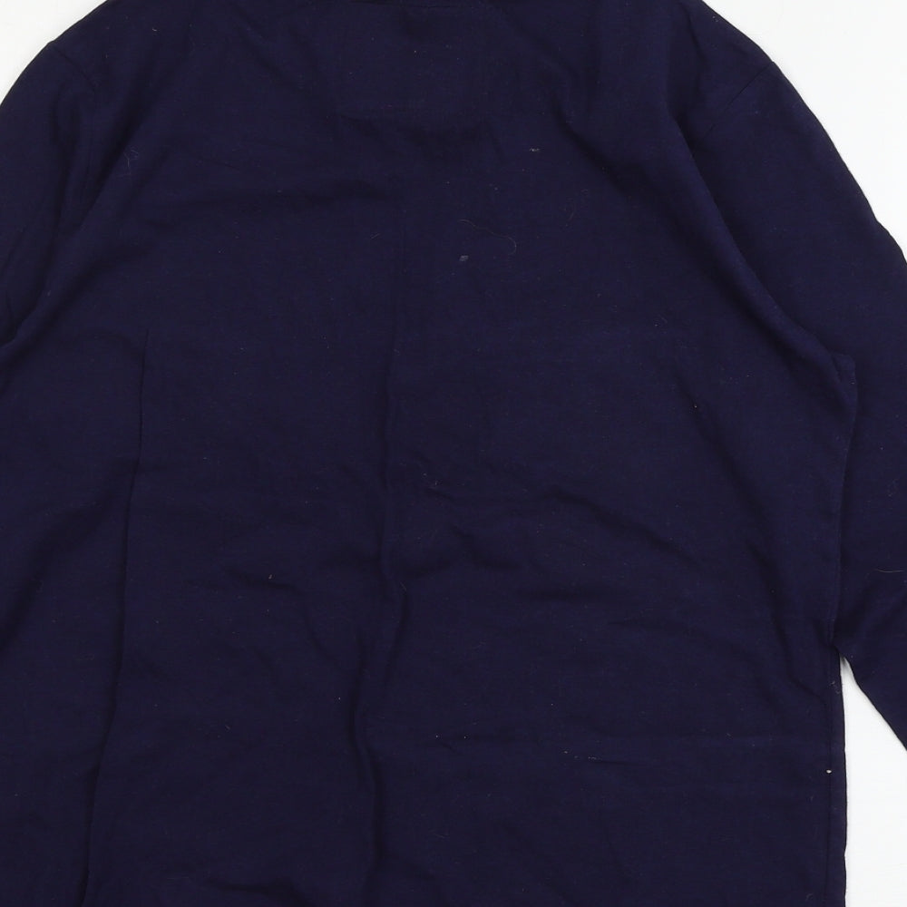 Love To Dream Womens Blue Solid Jersey Top Pyjama Top Size 8 - Snow Busy