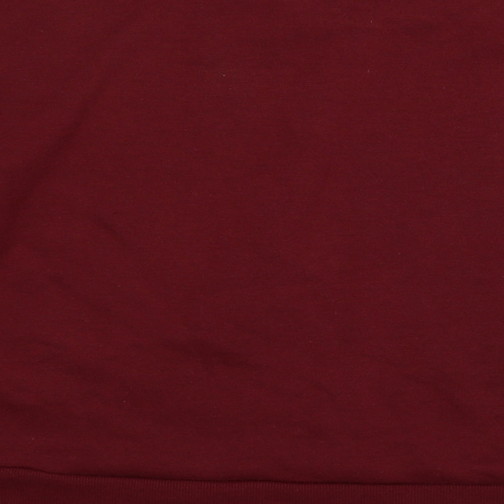 Primark Womens Red Jersey Pullover Sweatshirt Size XS