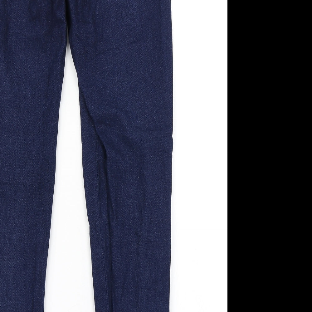 Cropp Womens Blue Cargo Trousers Size 4 L28 in