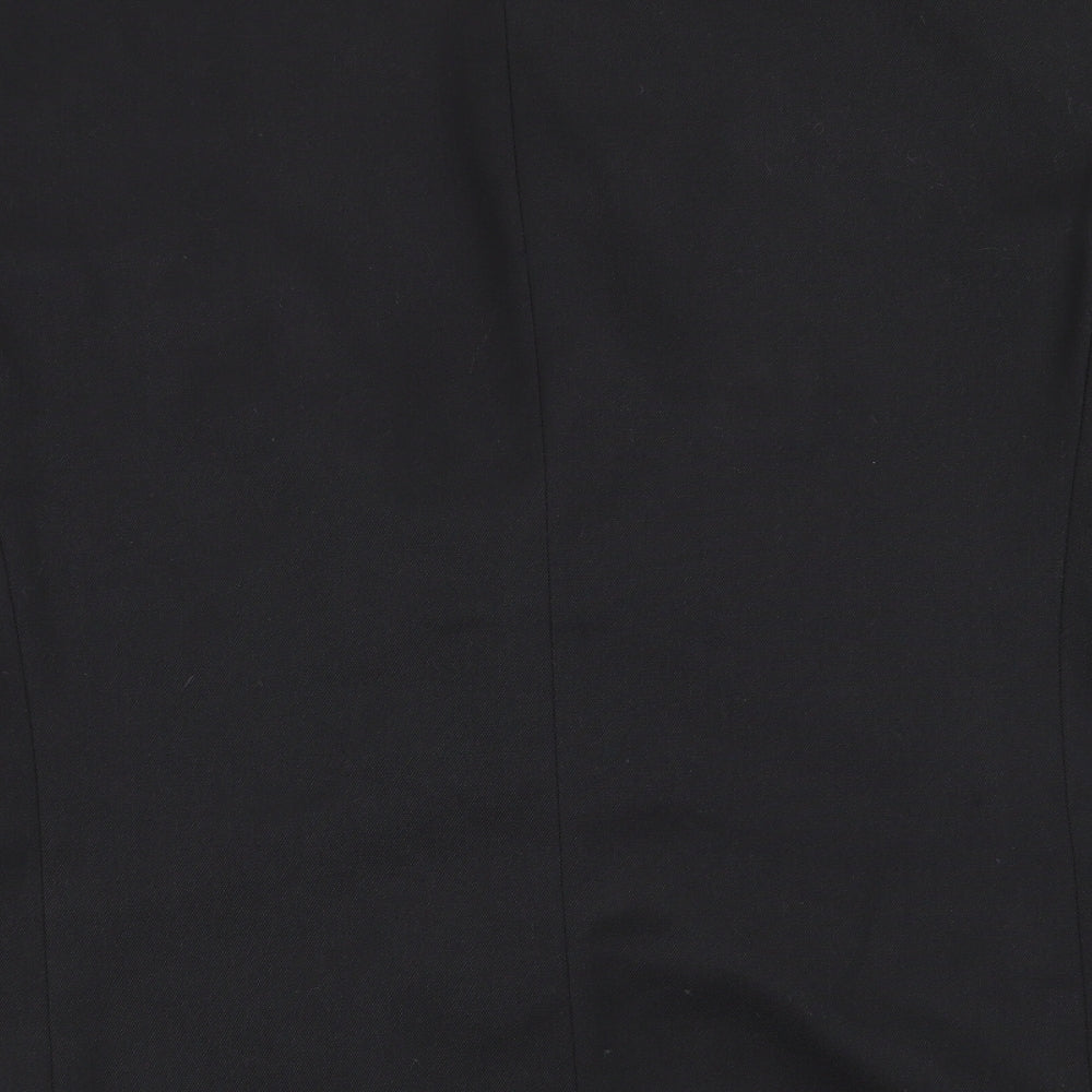 Preworn Womens Black Jacket Blazer Size 36