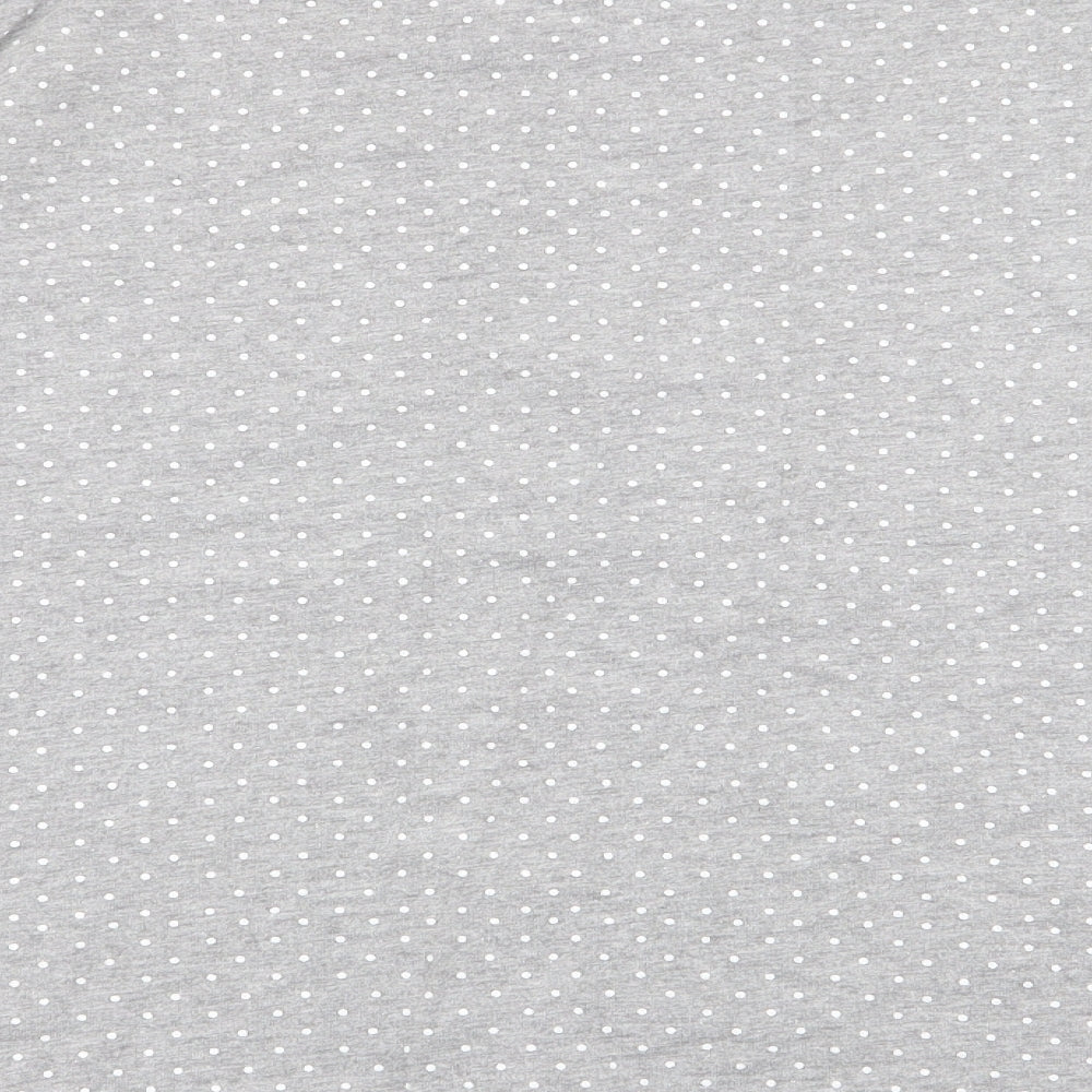 River Island Womens Grey Polka Dot Top Pyjama Top Size 12
